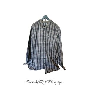 Carhartt Button Down Long Sleeve Shirt, XXL Tall